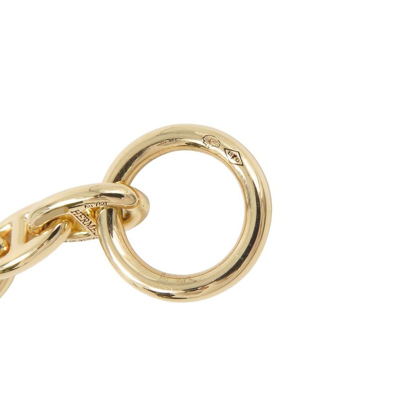 Hermes Bracelet Chaine D'ancre TPM 24 Links 18K Yellow Gold