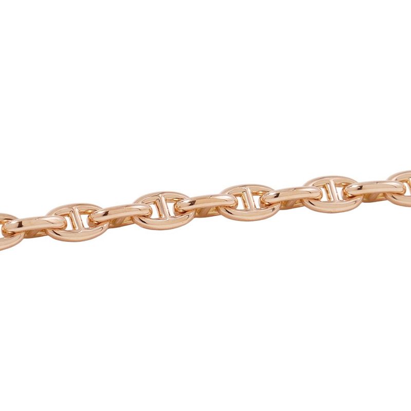 Hermes Bracelet Chaine D'ancre TPM 22 Links 18K Pink Gold