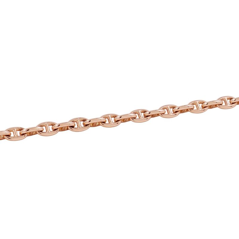Hermes Necklace Chaine D'ancre TPM 62 Links 18K Pink Gold