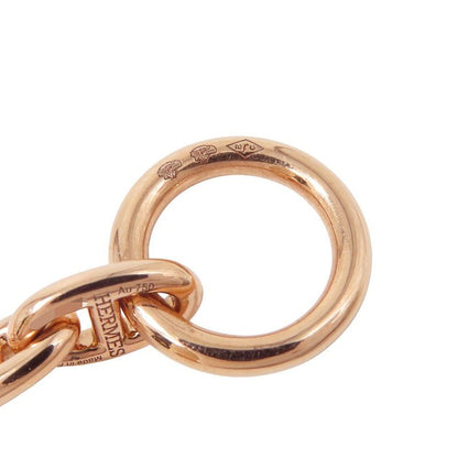 Hermes Necklace Chaine D'ancre TPM 62 Links 18K Pink Gold