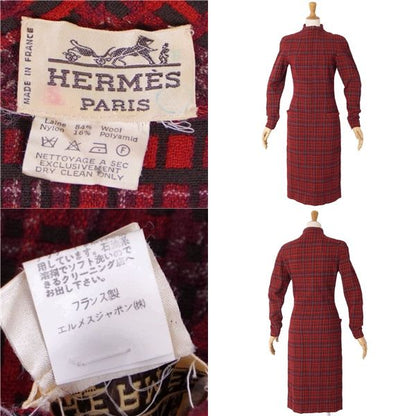Hermes Vintage Dress Long Sleeve