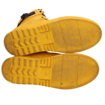 Fendi High Cut Leather Sneakers 10