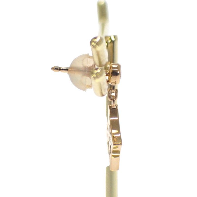 Louis Vuitton Monogram Earrings 18K Yellow Gold 18K