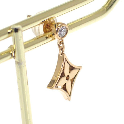 Louis Vuitton Monogram Earrings 18K Yellow Gold 18K