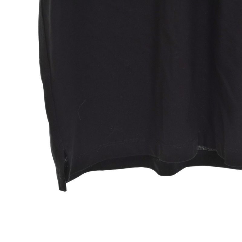 Hermes T-Shirt Short Sleeve Cotton M Black