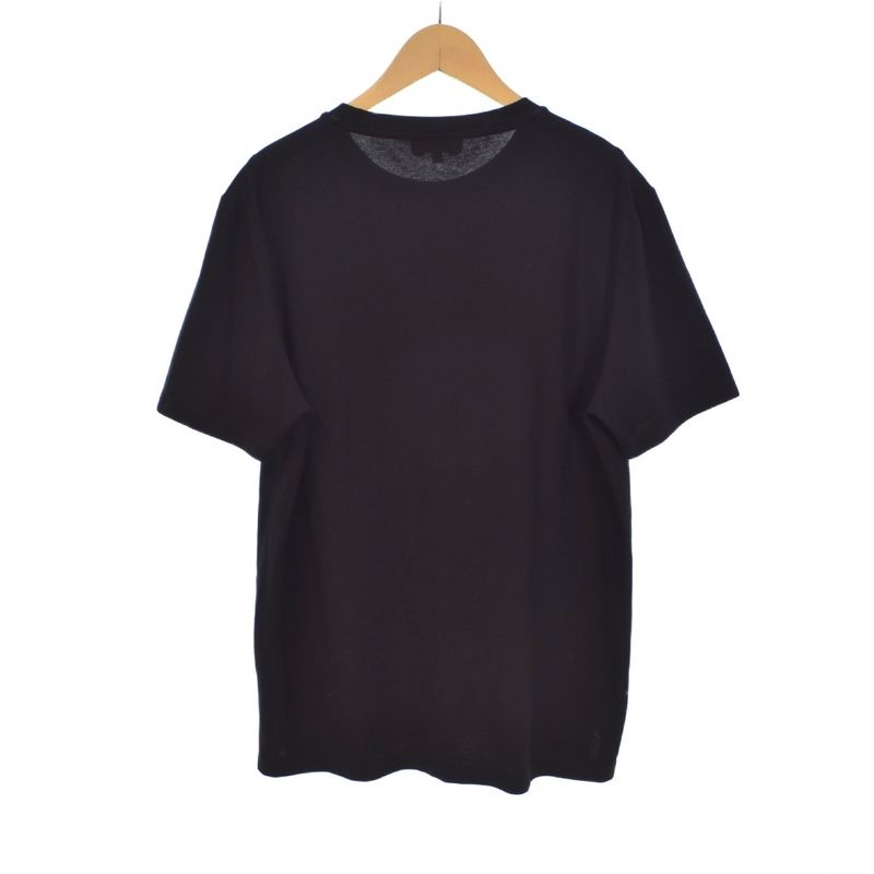 Hermes T-Shirt Short Sleeve Cotton M Black
