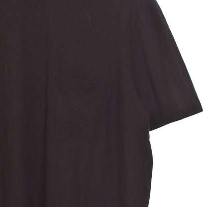 Hermes T-Shirt Short Sleeve Cotton M Black