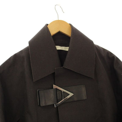 Bottega Veneta Stainless Steel Coat Long Side Zip