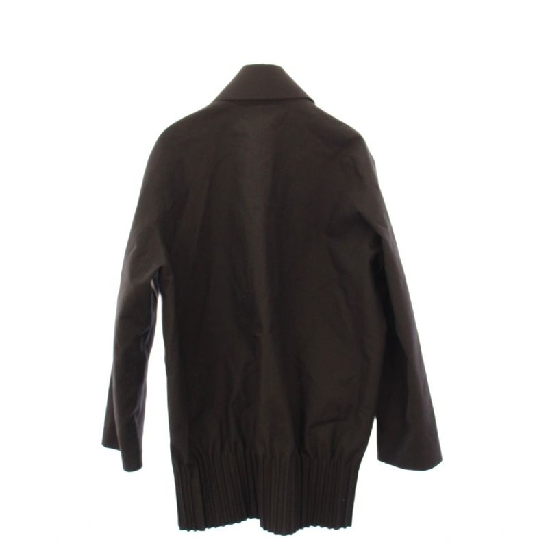 Bottega Veneta Stainless Steel Coat Long Side Zip