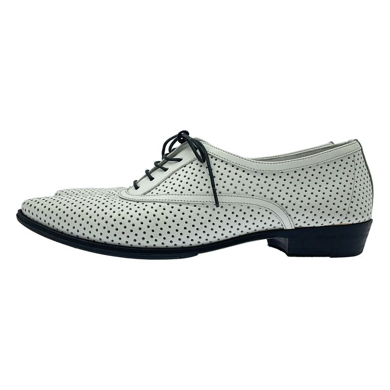 Celine Perforated Leather Shoes White 36.5