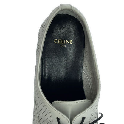 Celine Perforated Leather Shoes White 36.5