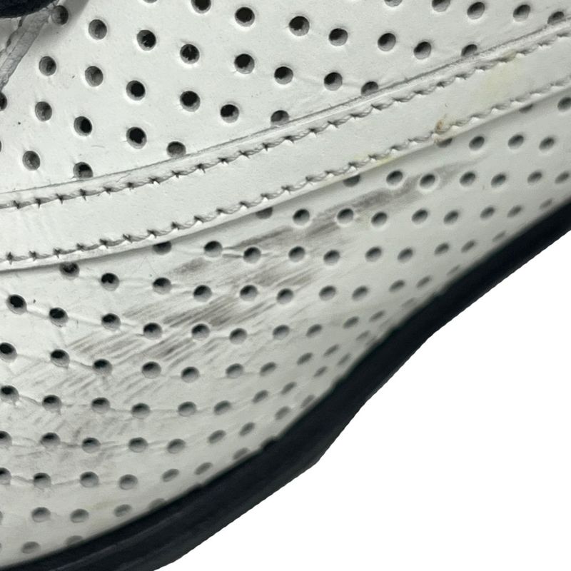 Celine Perforated Leather Shoes White 36.5