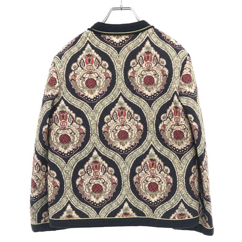 Gucci Colorless Quilted Jacket Zanjv Mix 38