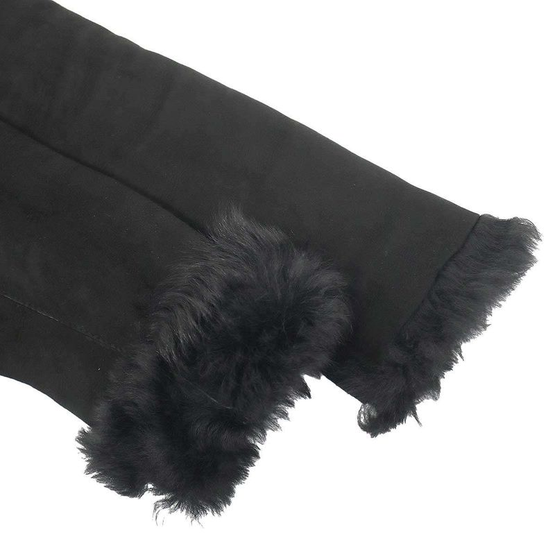 Gucci by Shearling Moutonfa Short Coat Black 40