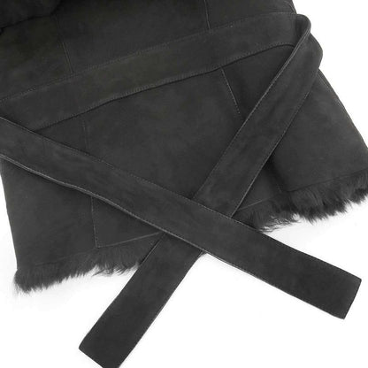 Gucci by Shearling Moutonfa Short Coat Black 40