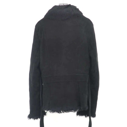 Gucci by Shearling Moutonfa Short Coat Black 40