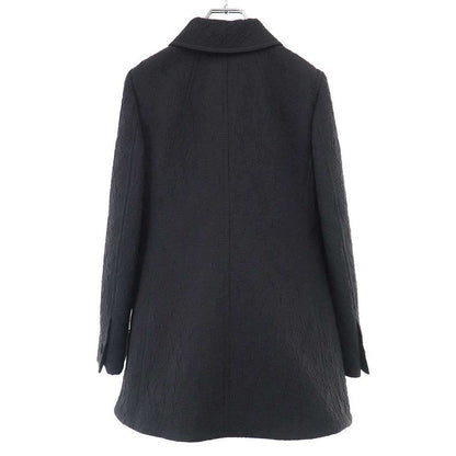 Gucci Textured Coat Black 38