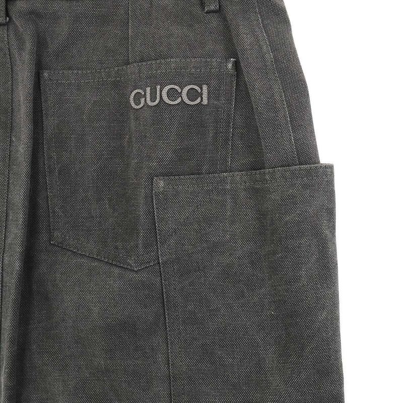 Gucci Cotton Canvas Double Jacket & Skirt Set