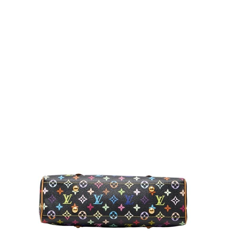 Louis Vuitton Monogram Multicolor Aurelia MM Tote Black