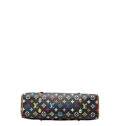 Louis Vuitton Monogram Multicolor Aurelia MM Tote Black