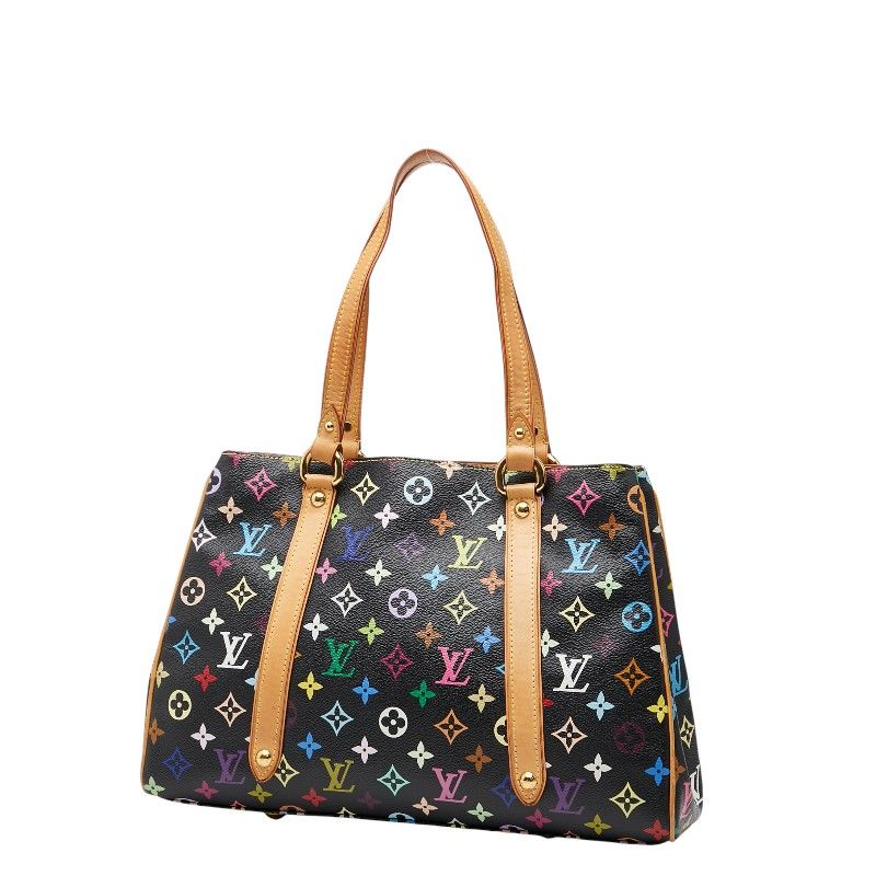 Louis Vuitton Monogram Multicolor Aurelia MM Tote Black