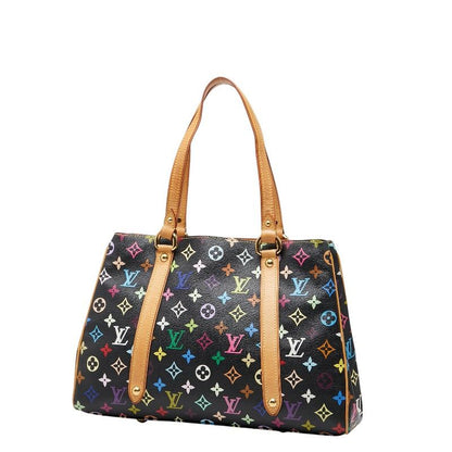 Louis Vuitton Monogram Multicolor Aurelia MM Tote Black