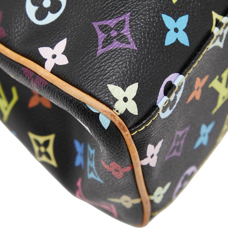 Louis Vuitton Monogram Multicolor Aurelia MM Tote Black