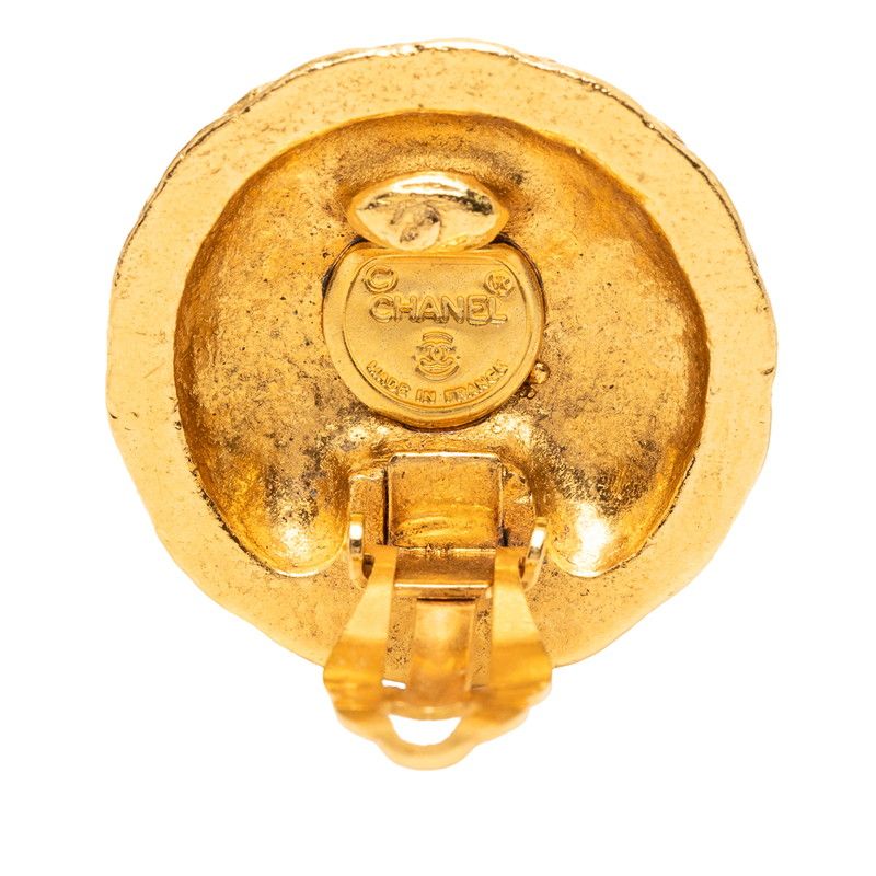 Chanel CC Logo Gold Plated