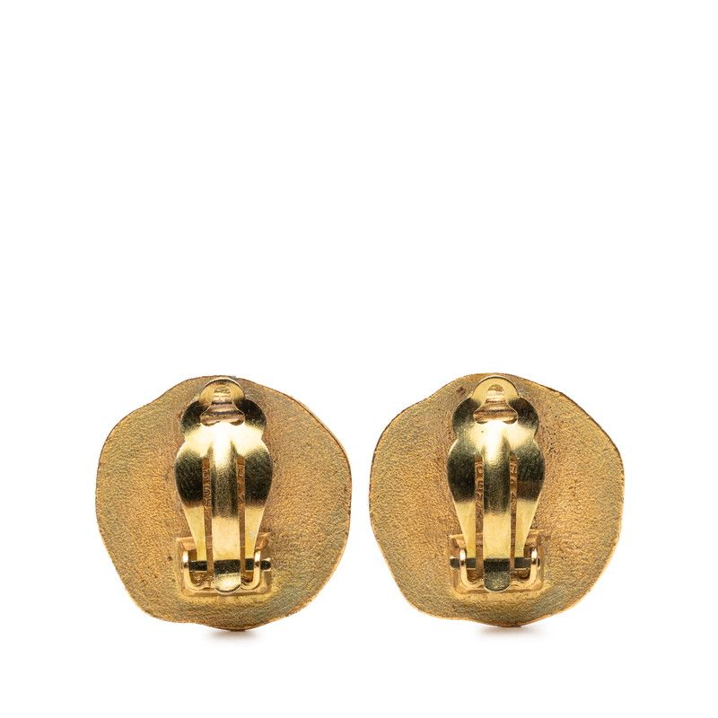 Chanel Vintage CC Logo Gold Plated