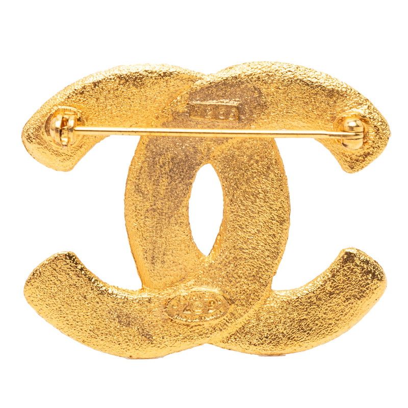 Chanel CC Logo Gold Plated