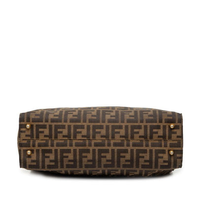 Fendi Zucca Brown Canvas Leather