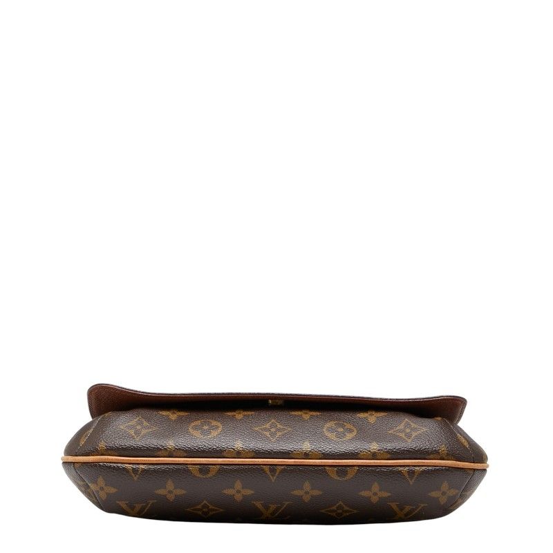 Louis Vuitton Monogram Musette Tango Short Crossbody Shoulder Bag Brown