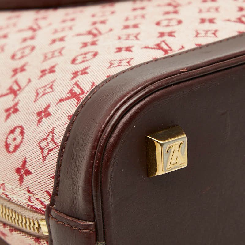 Louis Vuitton Monogram Mini Alma Tote Cerise Red Canvas