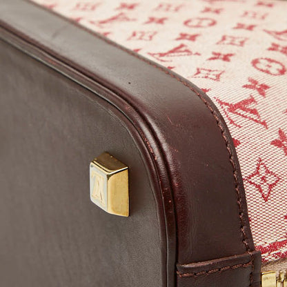 Louis Vuitton Monogram Mini Alma Tote Cerise Red Canvas