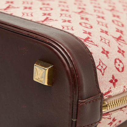 Louis Vuitton Monogram Mini Alma Tote Cerise Red Canvas