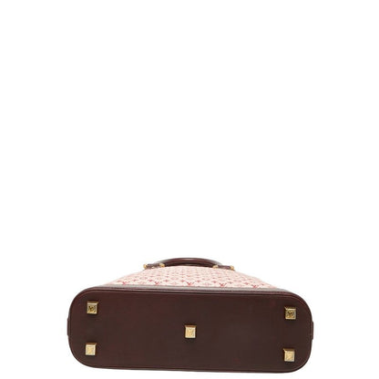 Louis Vuitton Monogram Mini Alma Tote Cerise Red Canvas
