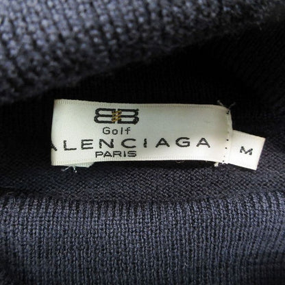 Balenciaga Vintage Golf Knit Sweater Long Sleeve Turtleneck High
