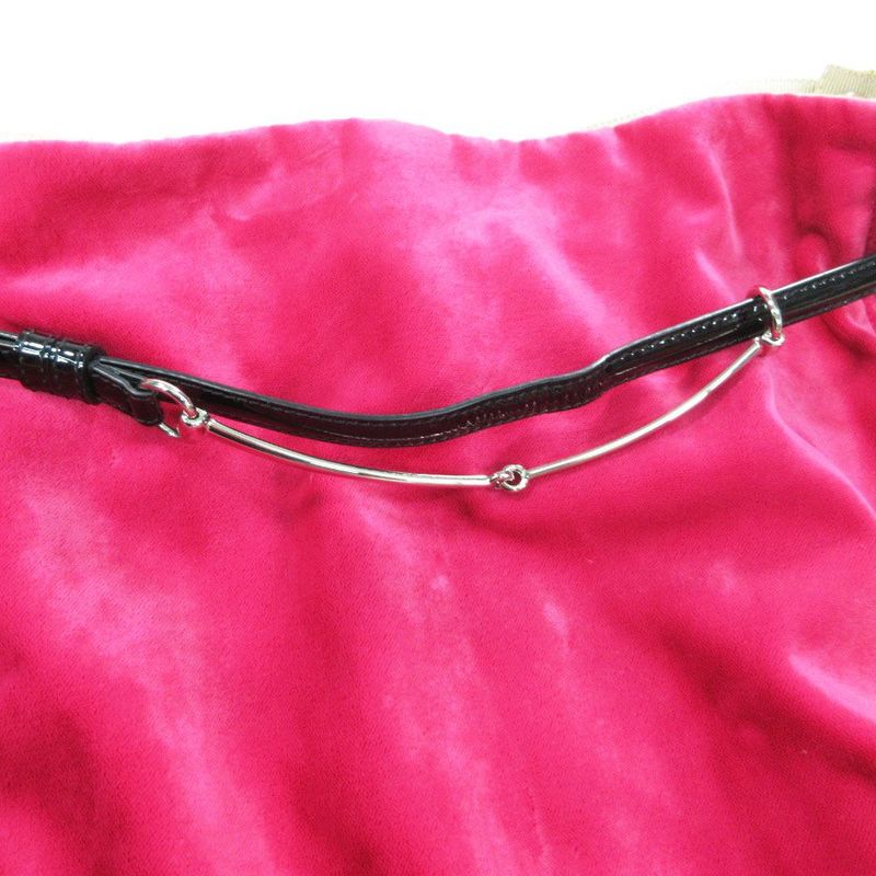 Gucci Velour Long Skirt Maxi Length Slit with Horsebit Belt 36 S