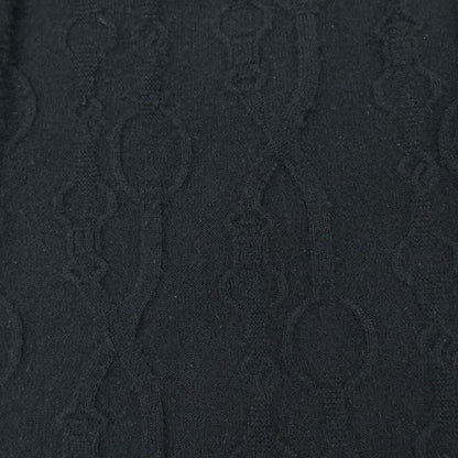 Hermes Cashmere Knit Skirt Tight Knee Length Chain Jacquard Weave