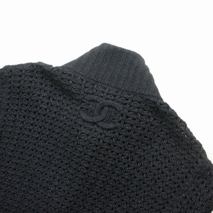 Chanel Vintage Sports Line Long Knit Cardigan Cashmere Blend Openwork
