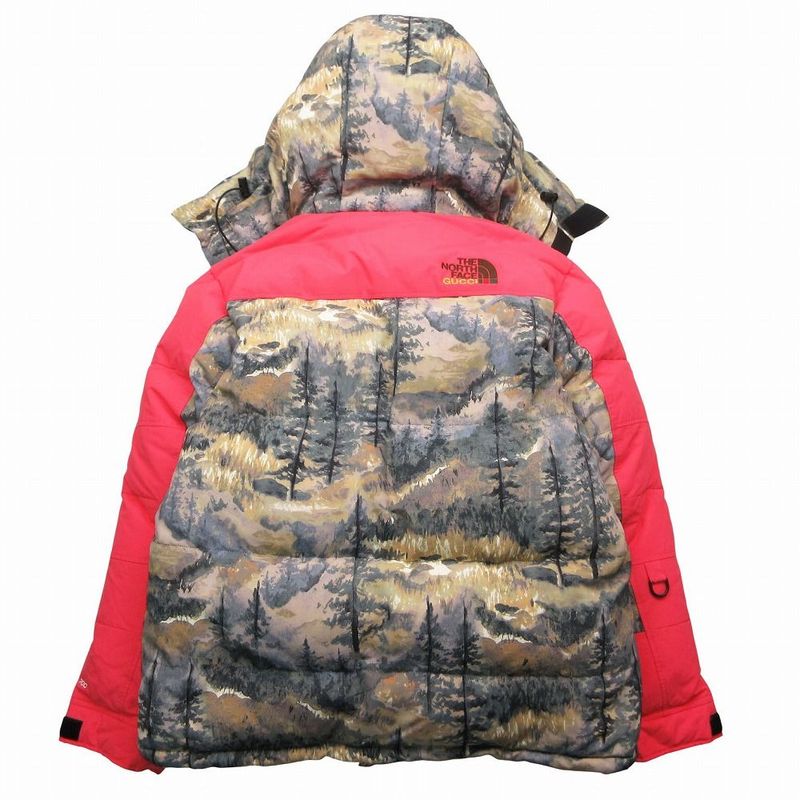 Gucci the North Face Forest Print Down Jacket