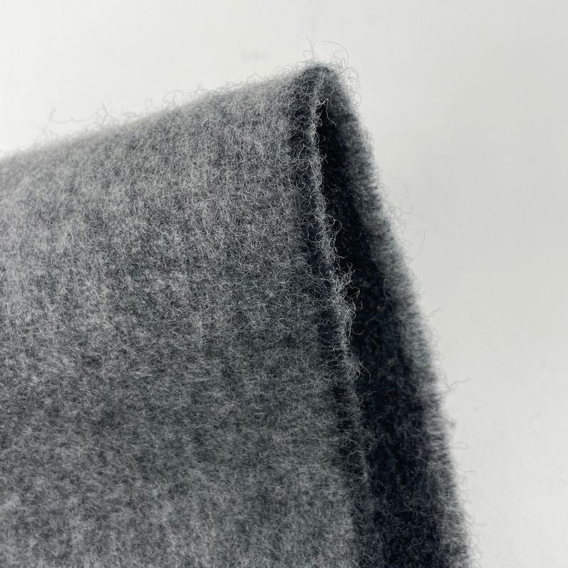 Loewe Anagram Scarf Bicolor Scarf Wool Cashmere Gray
