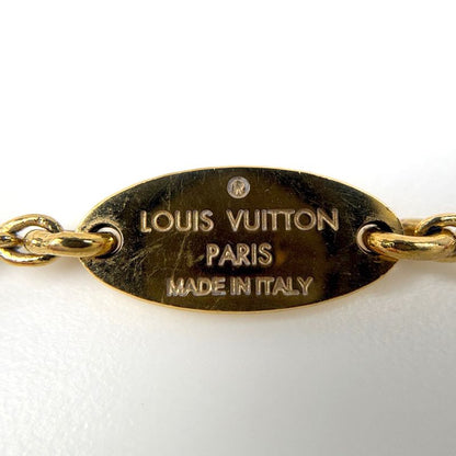 Louis Vuitton Essential Necklace Logo Gold Plated