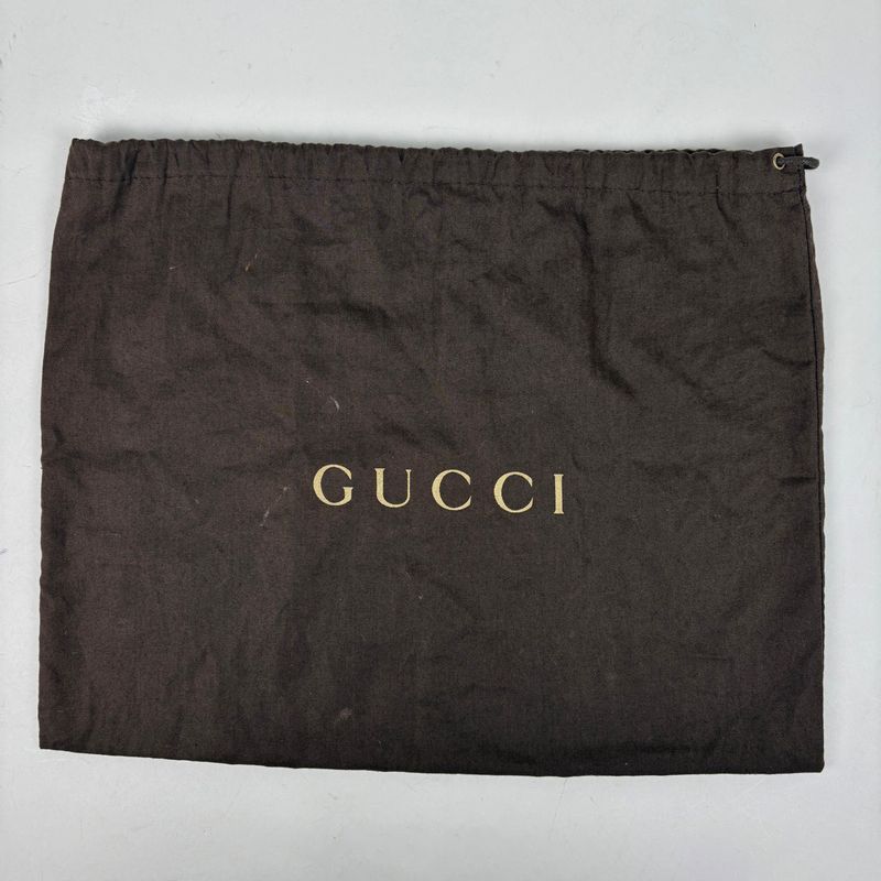 Gucci Soho Shoulder Bag Tassel Fringe Leather Gold