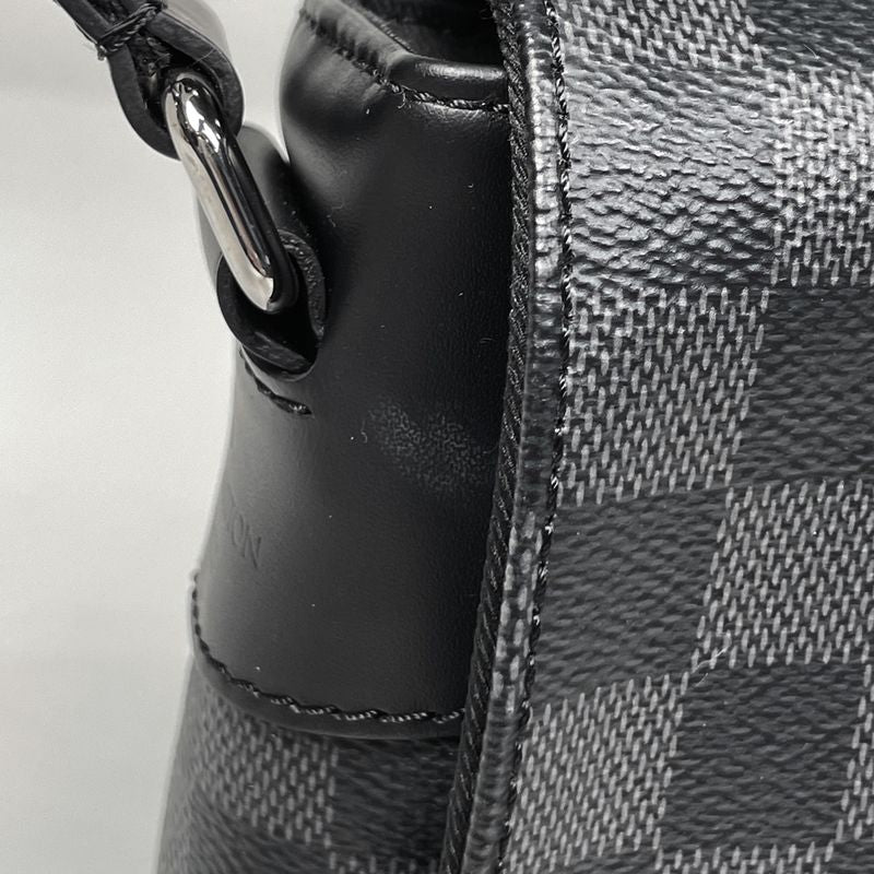 Louis Vuitton District PM NM Crossbody Shoulder Bag Damier Graphite Noir Black