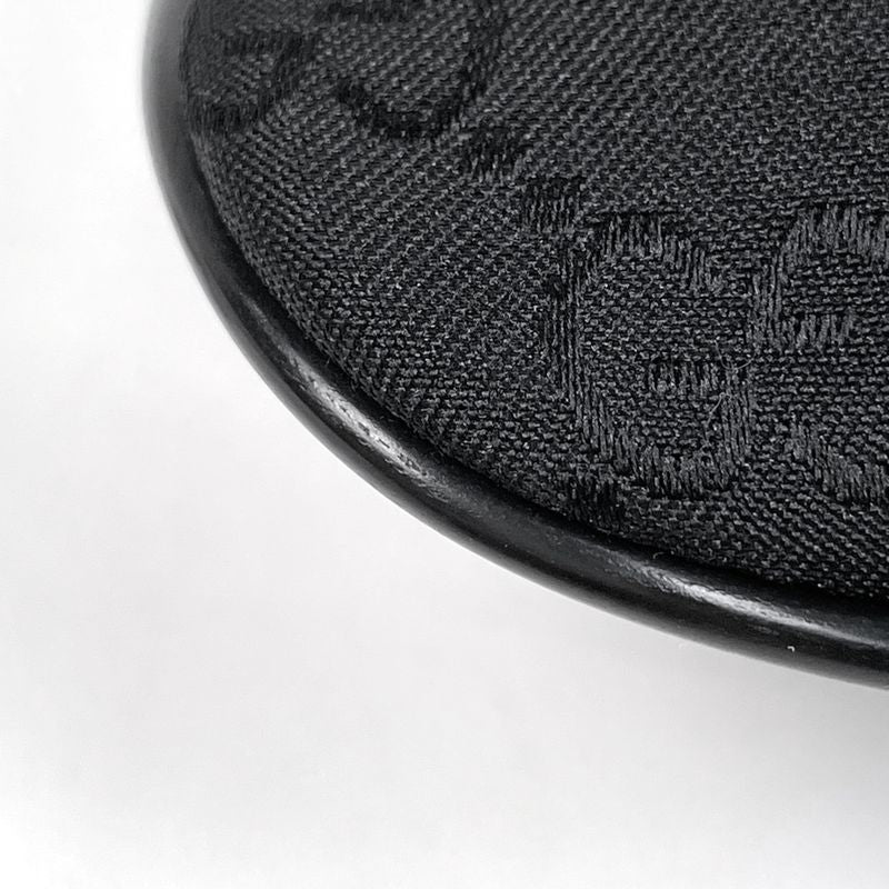 Gucci GG Pattern Shoulder Bag Crossbody Nylon Black