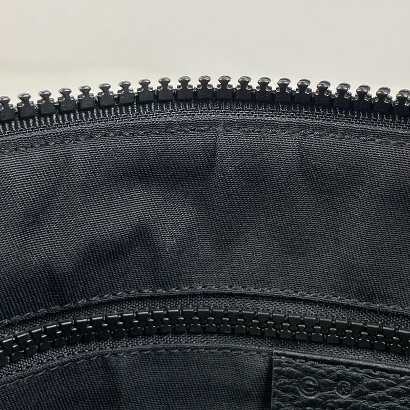 Gucci GG Pattern Shoulder Bag Crossbody Nylon Black