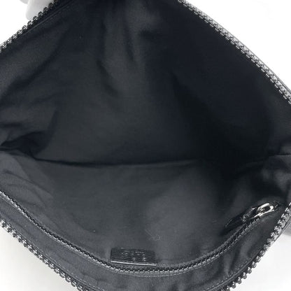 Gucci GG Pattern Shoulder Bag Crossbody Nylon Black