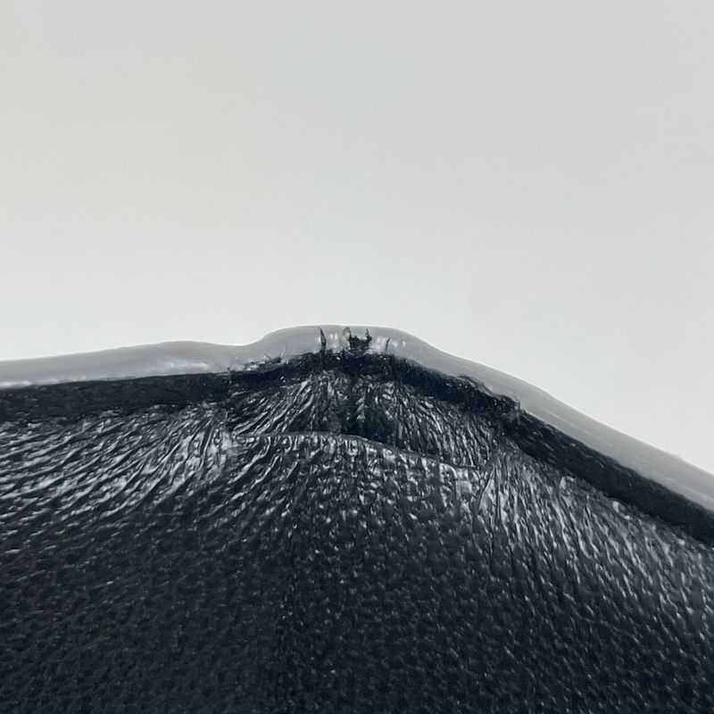 Balenciaga Everyday Trifold Wallet Logo Leather Silver