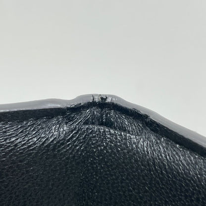 Balenciaga Everyday Trifold Wallet Logo Leather Silver